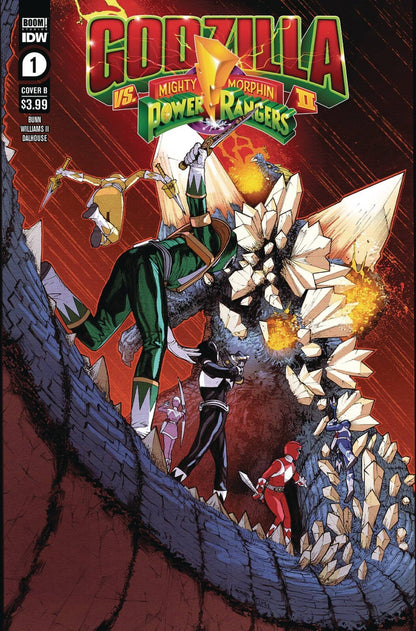 Godzilla Vs MMPR II #1 Cover A B Variant Set or 1:10 Options Rangers IDW 2024 NM