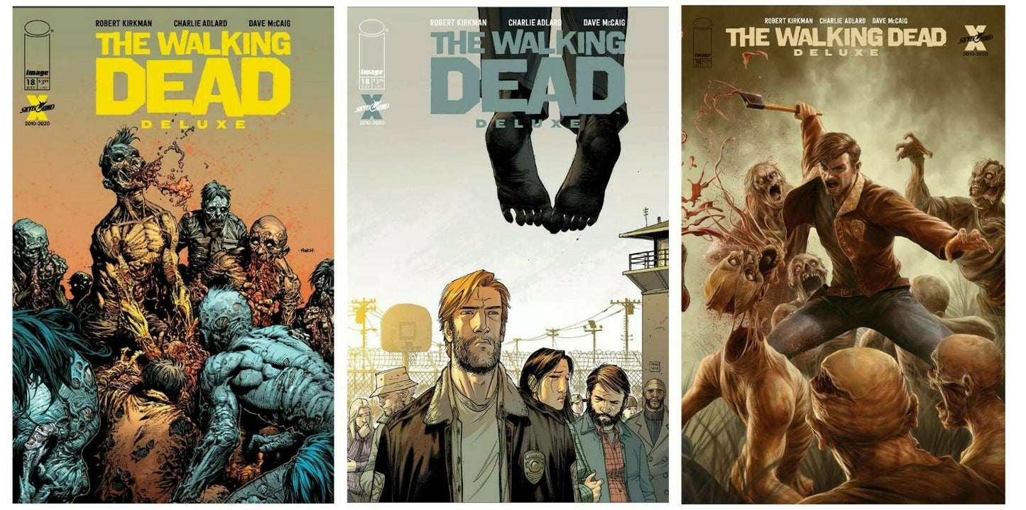 Walking Dead Deluxe #18 Cover A B C Variant Set Options NM