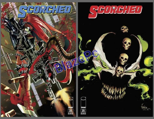 The Scorched #25 Cover A B Variant Set Options Spawn Image 2024 NM