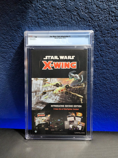 Star Wars Solo Adaptation #1 CGC 9.8 Cover A 1st Print Qi’Ra Emilia Clarke 2018