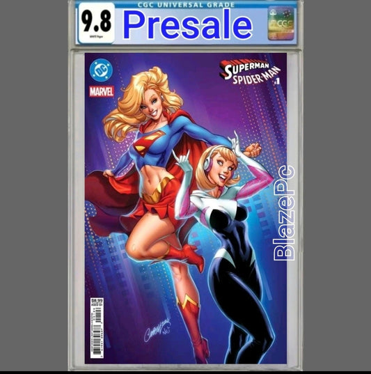 DC Marvel Superman Spider-Man #1 CGC 9.8 Scott Campbell Cover N Variant PRESALE