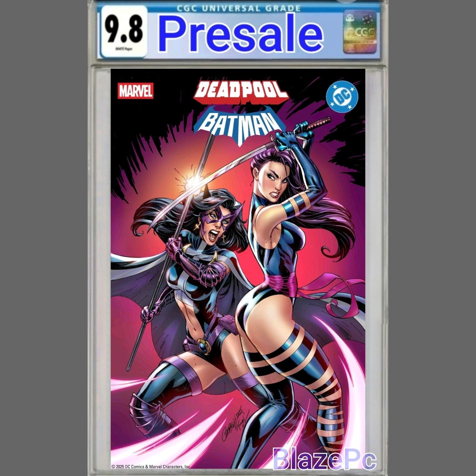 Deadpool Batman #1 CGC 9.8 J Scott Campbell Variant 2025 PRESALE