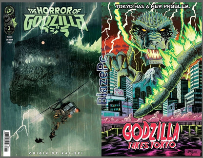 The Horror of Godzilla #2 Cover A B Variant Set Options IDW 2026 Presale 9/16