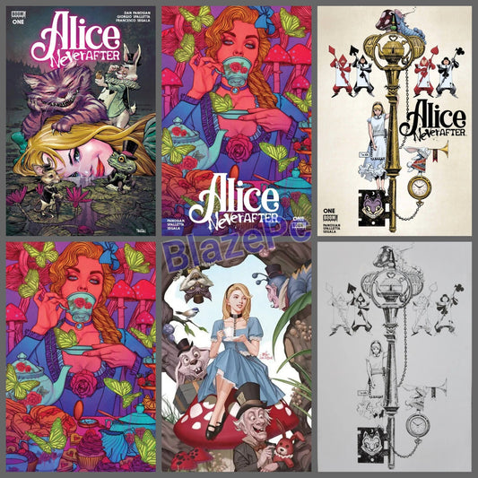 Alice Never After #1 Cover A B F Variant Set or 1:10 1:25 1:50 Options Boom! NM