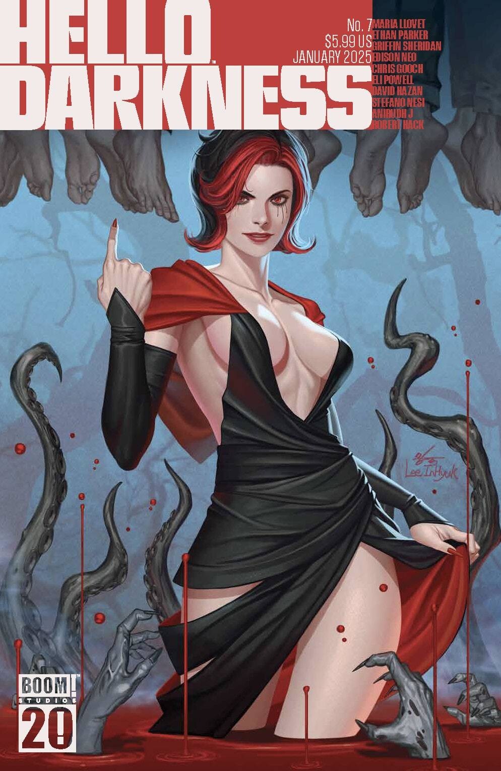 Hello Darkness #7 Cover A B C D Variant Set Options Boom! Studios 2025 NM