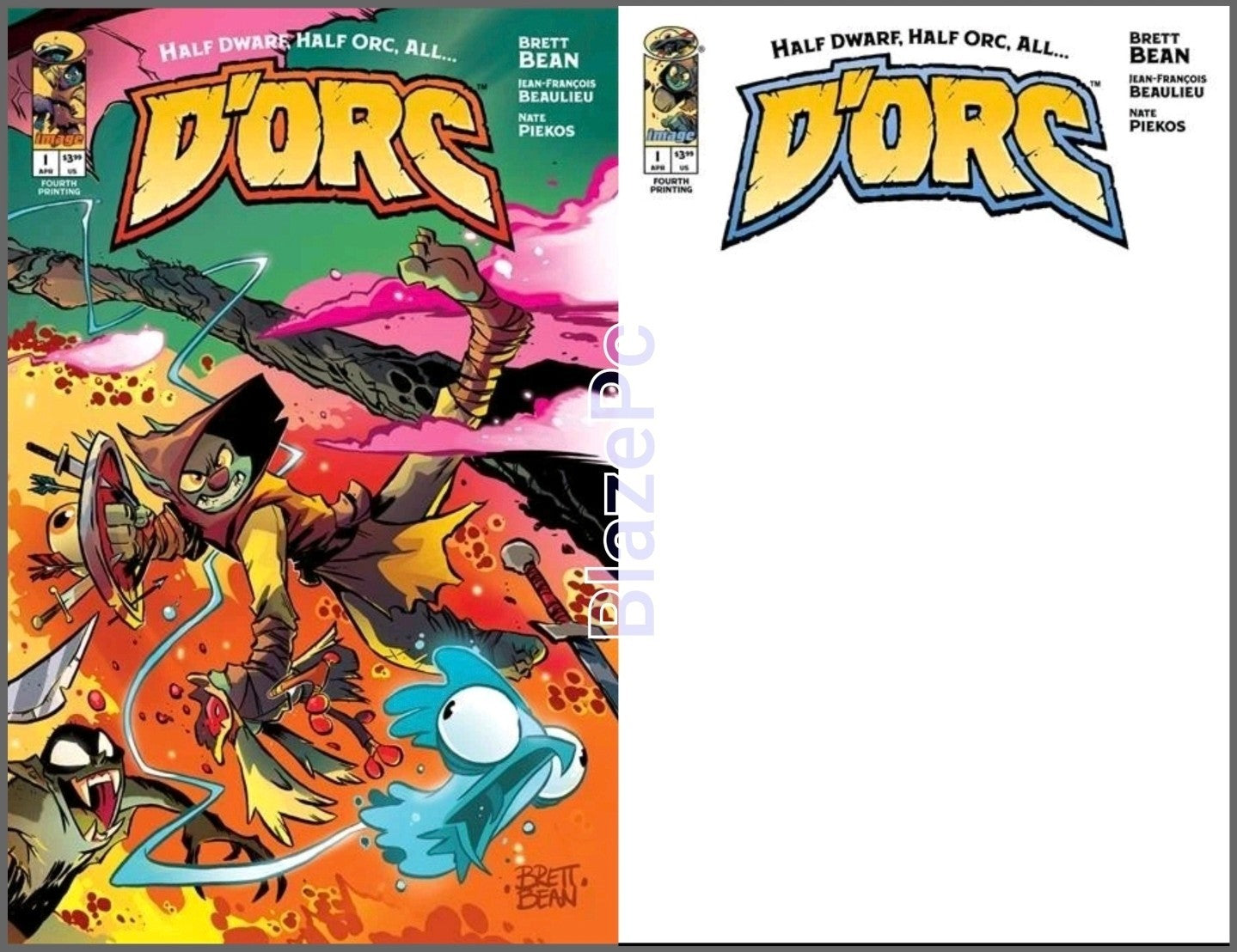 Dorc #1 4th Print Cover A B Variant Set Options Image Comics 2026 Presale 4/8
