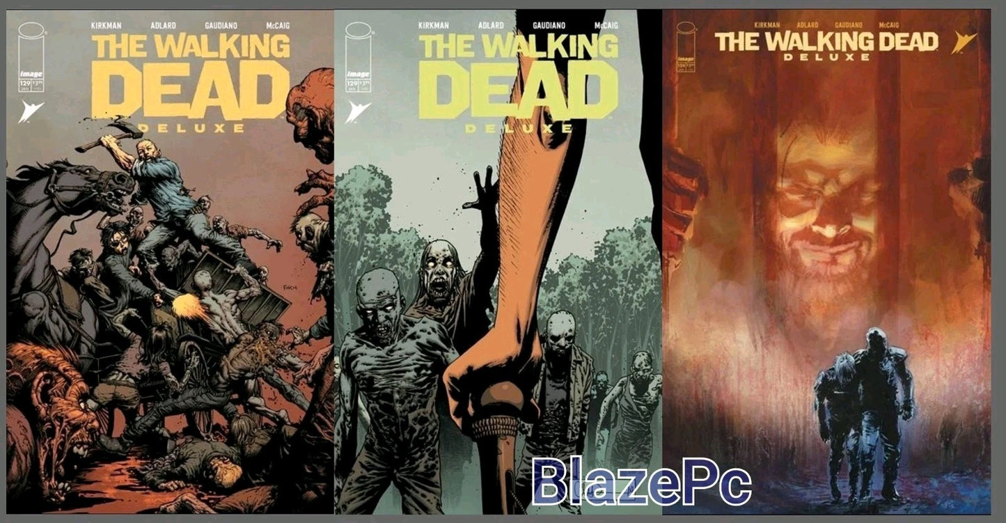 Walking Dead Deluxe #129 Cover A B C Variant Set Options Image 2026 Presale 1/21