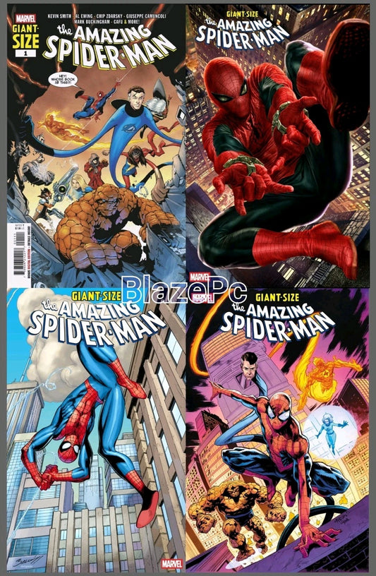 Giant-Size Amazing Spider-Man #1 Cover A B C D Variant Set Option Marvel 2025 NM