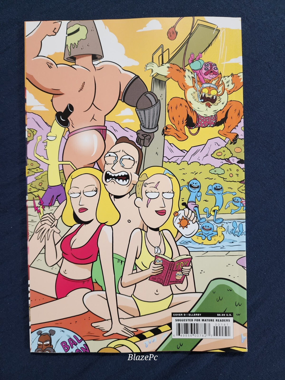 Rick and Morty Super Spring Break Special #1 1:10 Ellerby Wraparound Variant NM