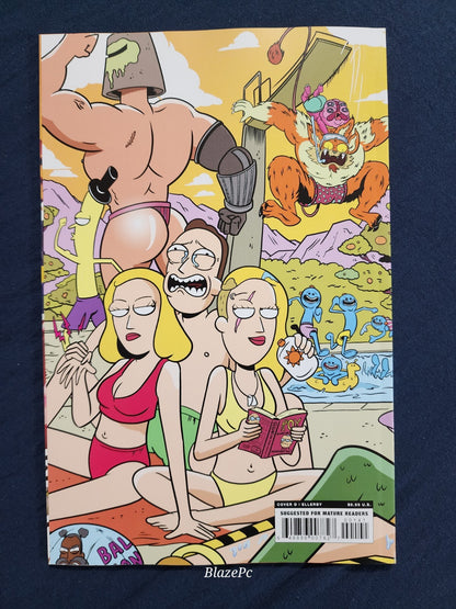 Rick and Morty Super Spring Break Special #1 1:10 Ellerby Wraparound Variant NM