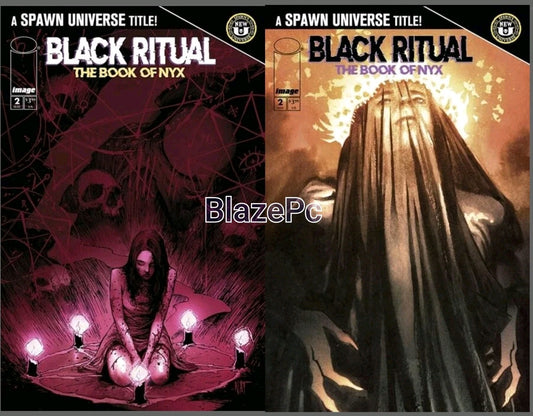 Spawn Black Ritual The Book of Nyx #2 Cover A B Variant Set Options Image NM
