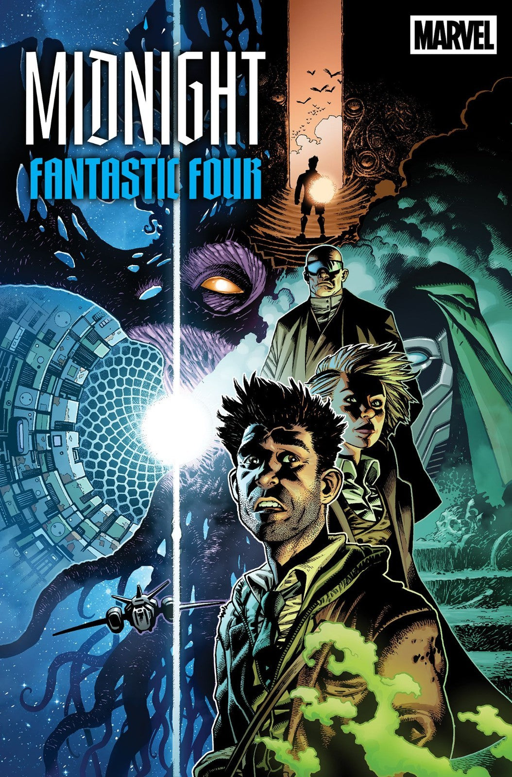 Midnight Fantastic Four #1 2nd Print Uncloaked Kev Walker Variant Presale 10/28