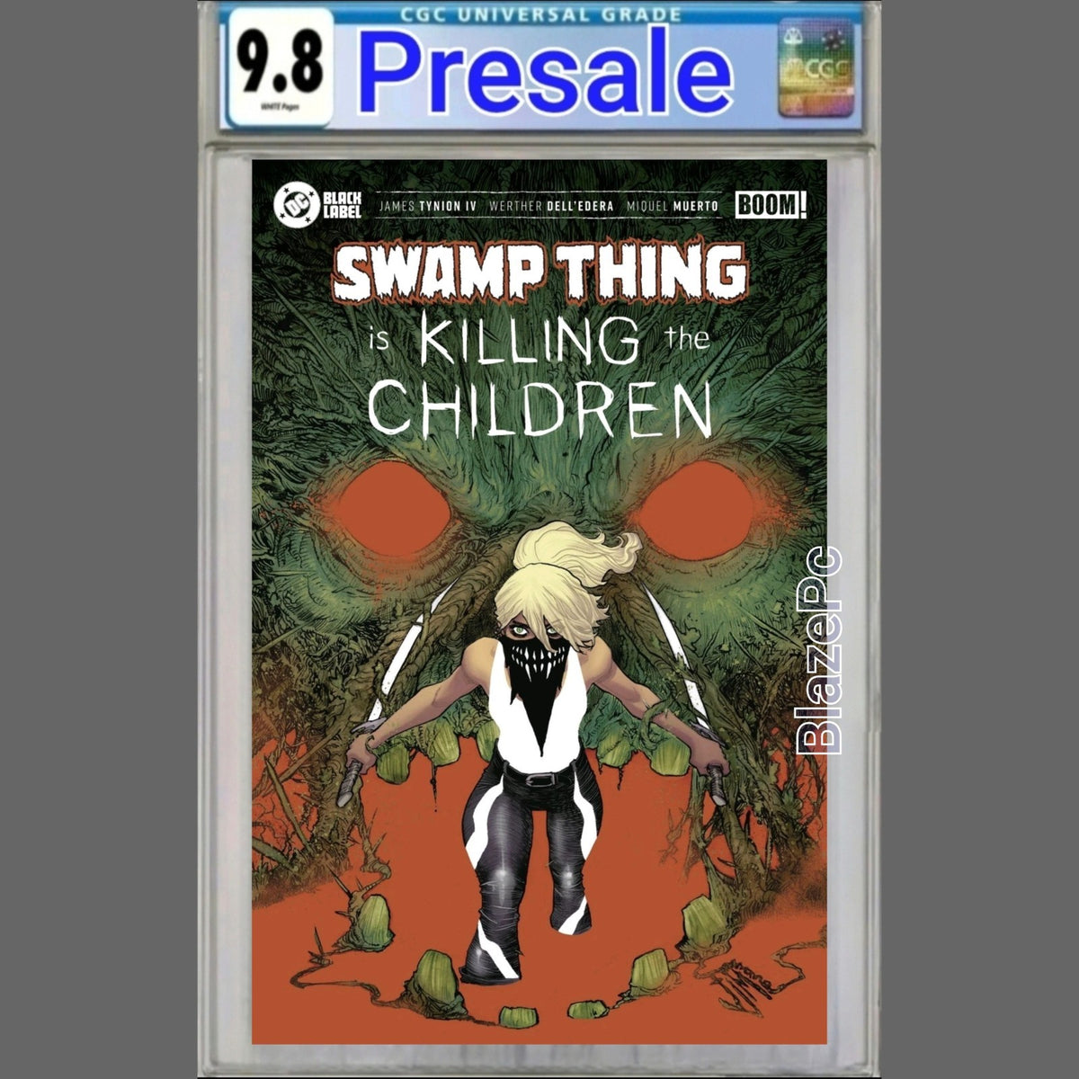 Swamp Thing Is Killing The Children #1 CGC 9.8 Cover O FOC Manapul Var PRESALE