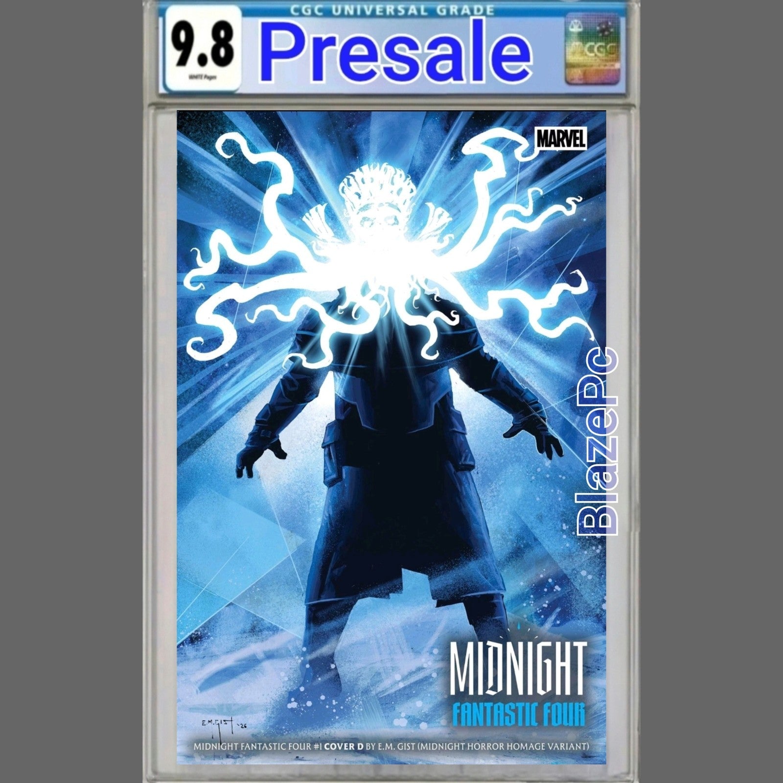 Midnight Fantastic Four #1 CGC 9.8 E.M. Gist Homage Cover D Variant 10/7 PRESALE