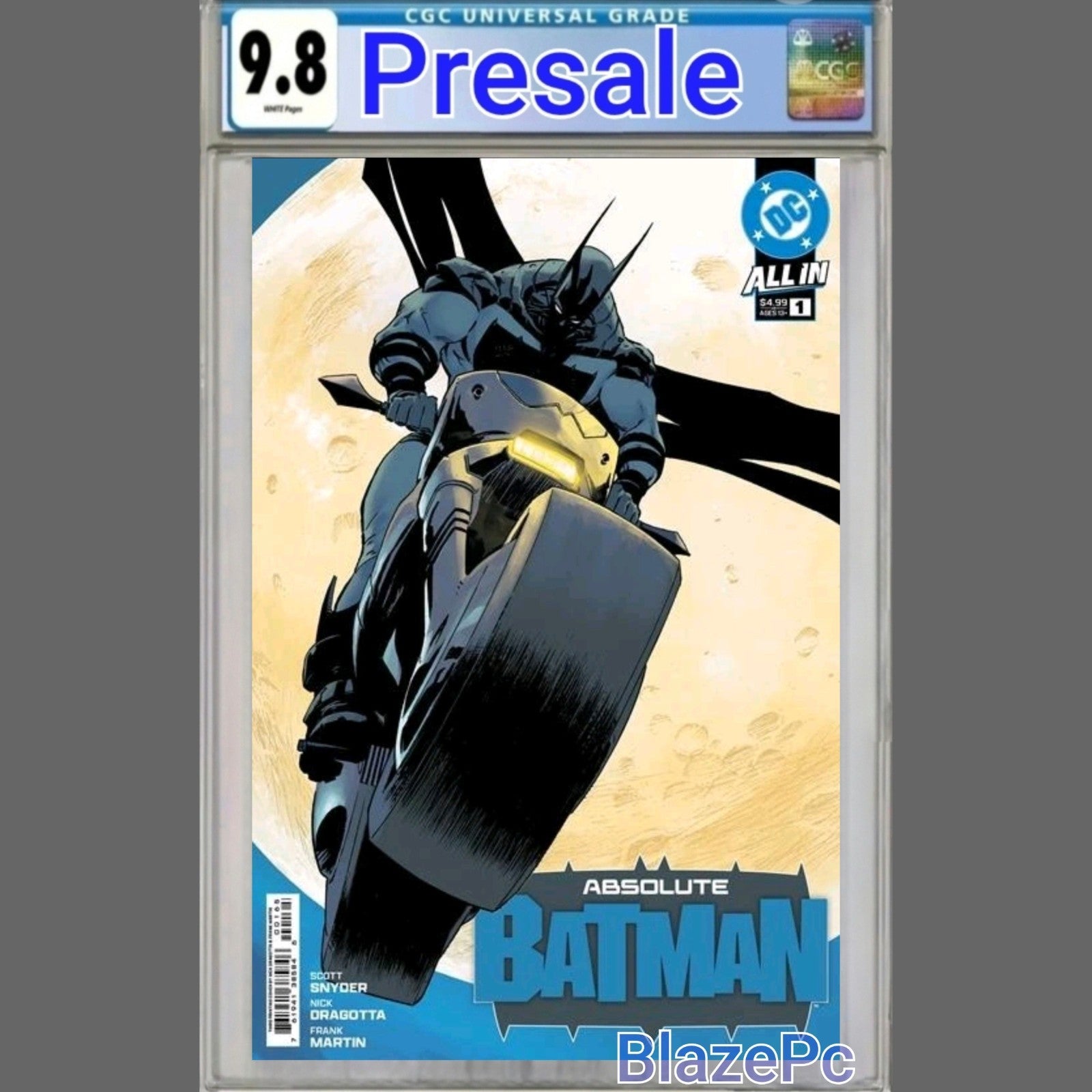 Absolute Batman #1 CGC 9.8 3rd Print Cover A Nick Dragotta Variant PRESALE