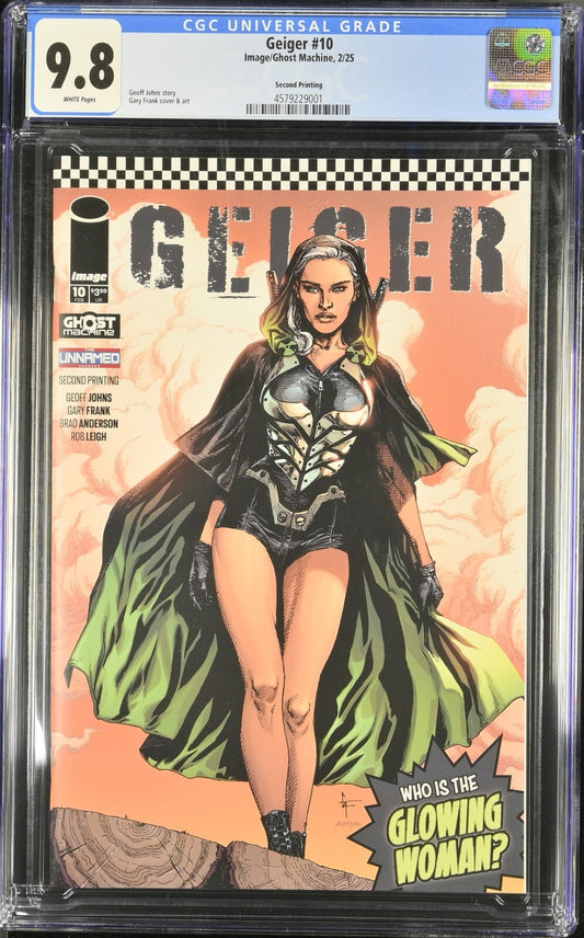 Geiger #10 CGC 9.8 2nd Print Glowing Woman Variant Image Comics 2025