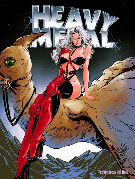 HEAVY METAL MAGAZINE #3 CVR D SVETA SHUBINA MASSIVE EXCLUSIVE VAR Presale 10/8