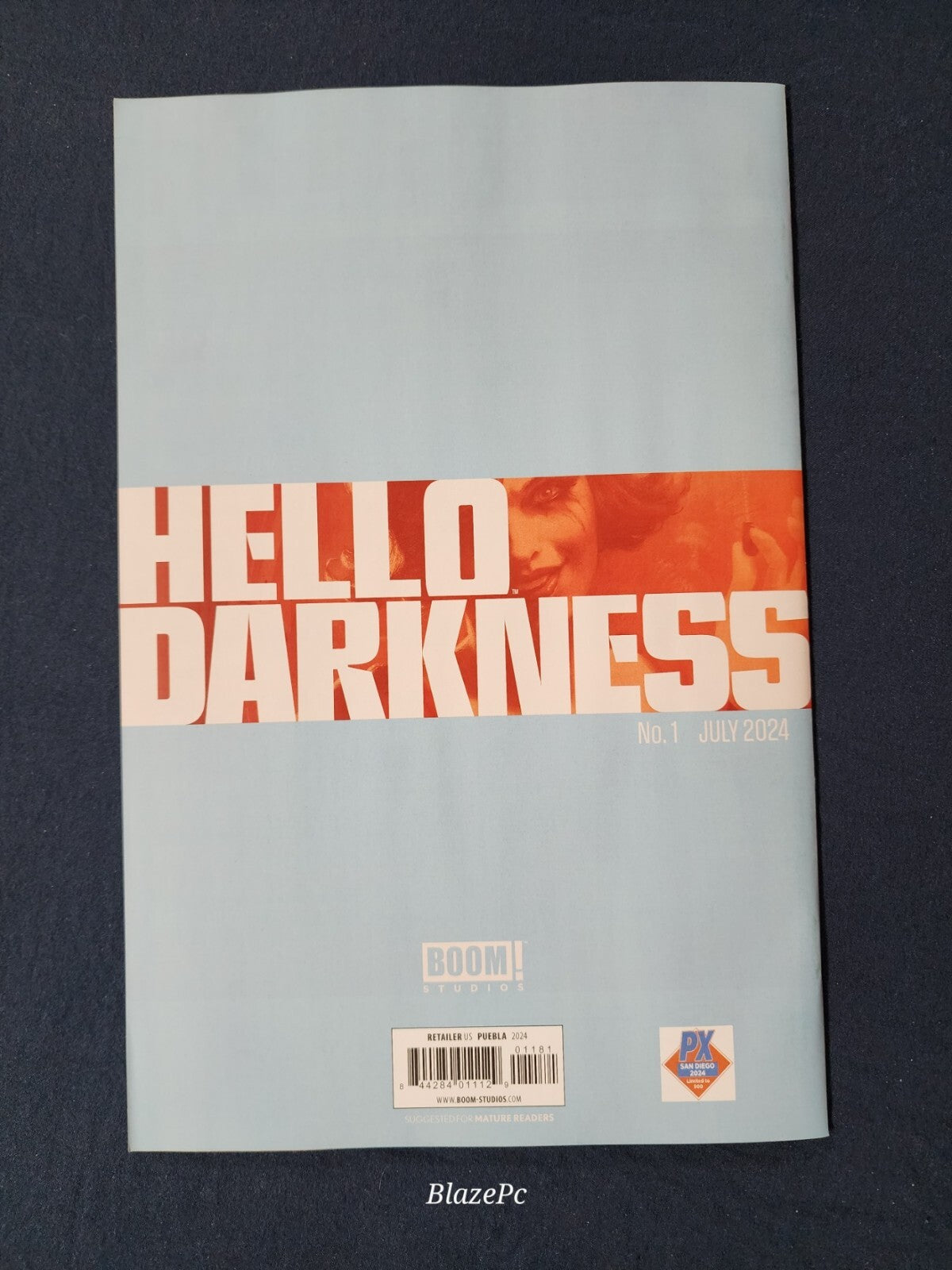 Hello Darkness #1 FOIL Variant Set SDCC 2024 Comic Con PX Exclusive LE 250 /500