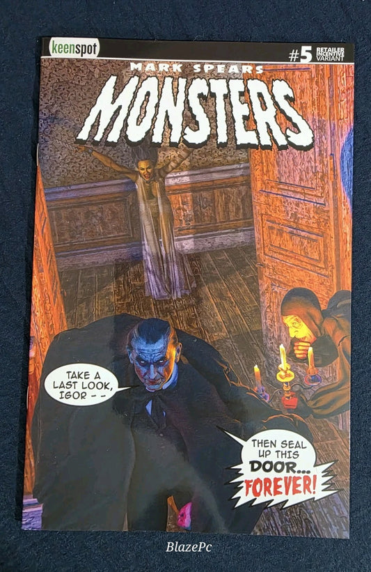 Mark Spears Monsters #5 1:25 Batman Homage Variant Keenspot Lots of Pics NM