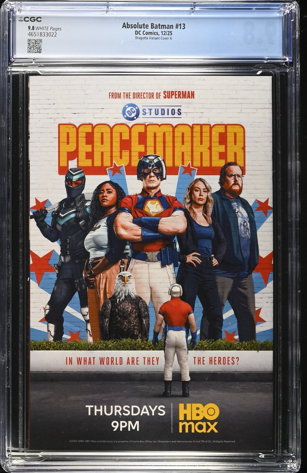 Absolute Batman #13 CGC 9.8 1:25 Nick Dragotta Stealth Mode Variant 2025
