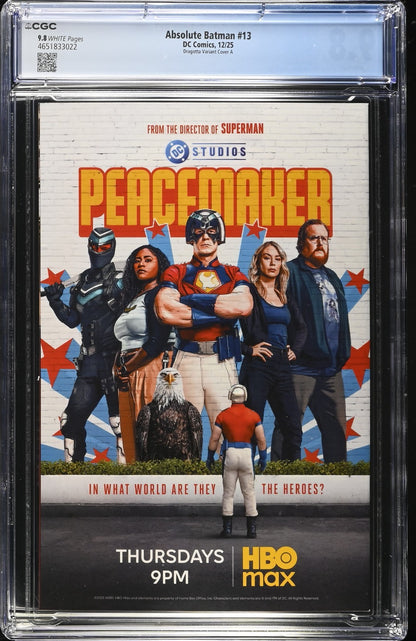 Absolute Batman #13 CGC 9.8 1:25 Nick Dragotta Stealth Mode Variant 2025