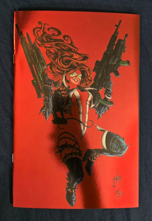 Scorched #51 1:50 Incentive Jordan Noir Foil Virgin Cover C Variant See Pics NM