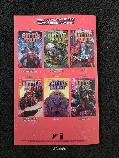 Battle Beast #2 Ottley Blind Bag Advance Foil Invincible Variant Image 2025 NM