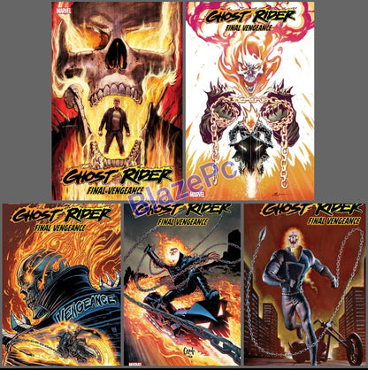 Ghost Rider Final Vengeance #1 A B C D E Foil Variant Set 1:25 1:100 Option 2024