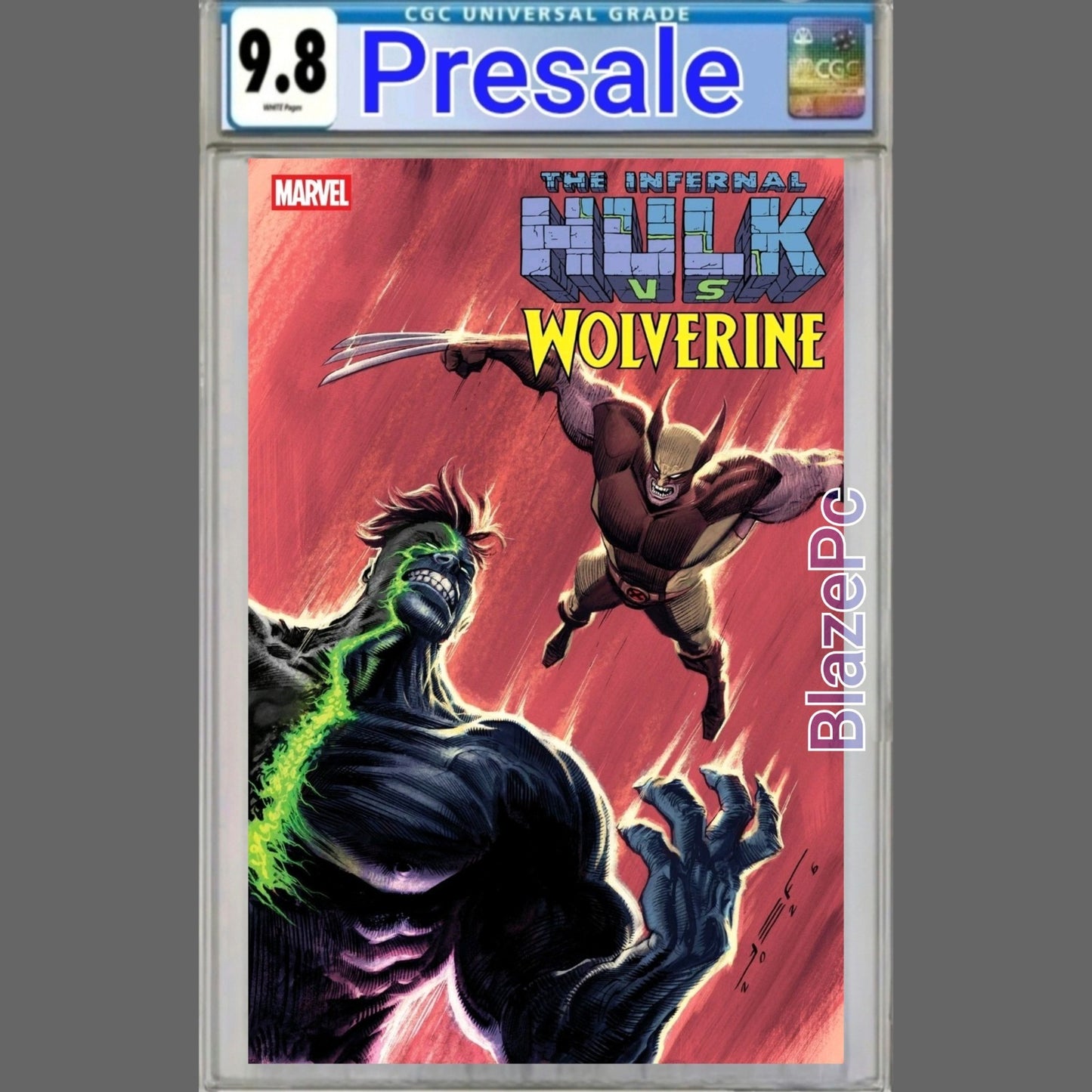 Infernal Hulk Vs Wolverine #1 CGC 9.8 1:25 Juan Ferreyra Variant 2026 PRESALE