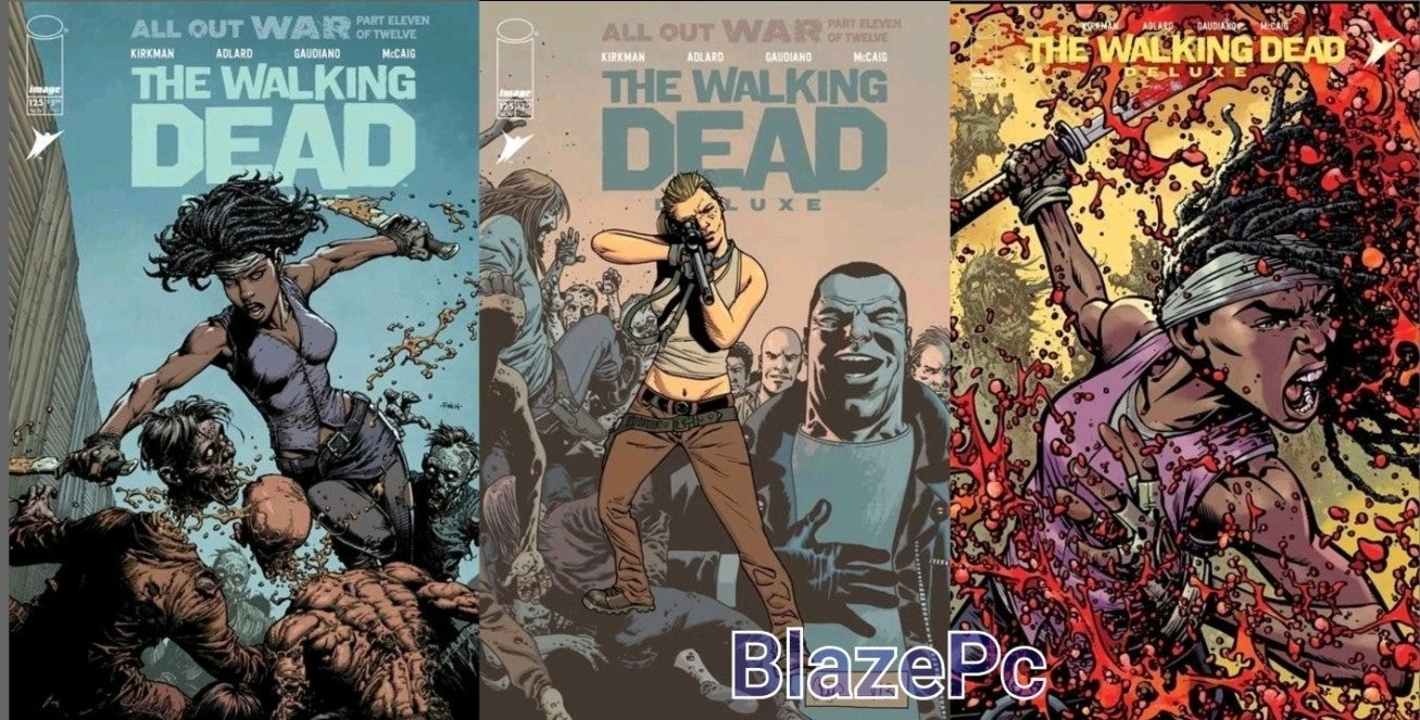 Walking Dead Deluxe #125 Cover A B C Variant Set Options 2025 Presale 11/19
