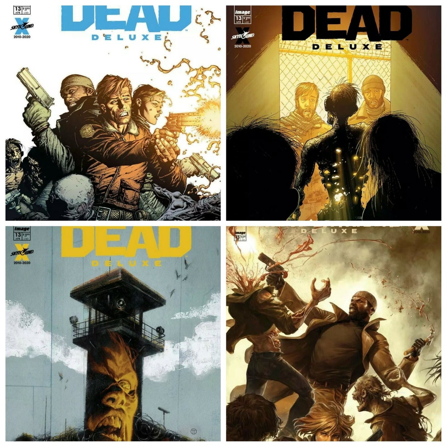 Walking Dead Deluxe #13 Cover A B C D Variant Set Options NM