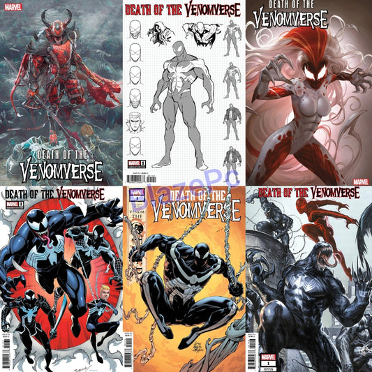 Death of the Venomverse #1 Cover A B C D E Variant Set or 1:10 Options 2023 NM