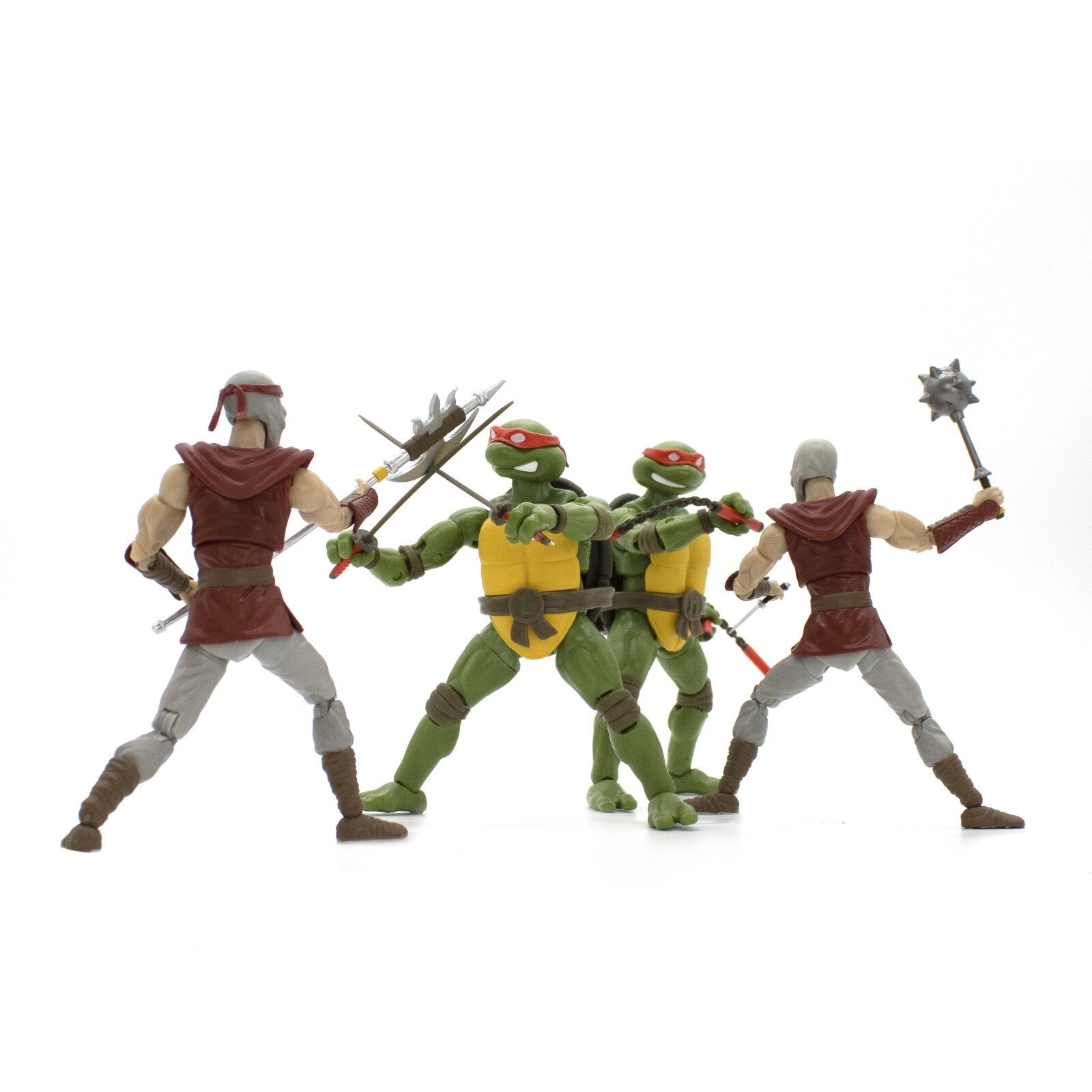 Bst Axn TMNT Classic Comic Px Action Figure 4pc Box Set 1 Ninja Turtles Sealed