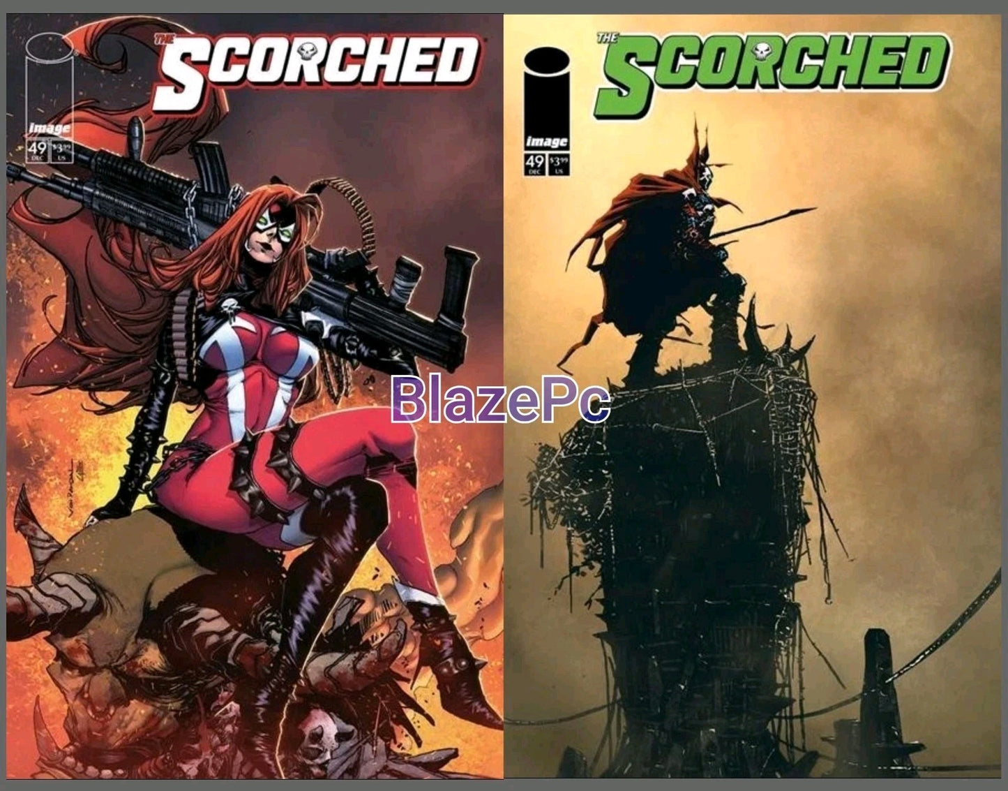 Spawn Scorched #49 Cover A B Variant Set Options Image Comics 2026 Presale 3/4