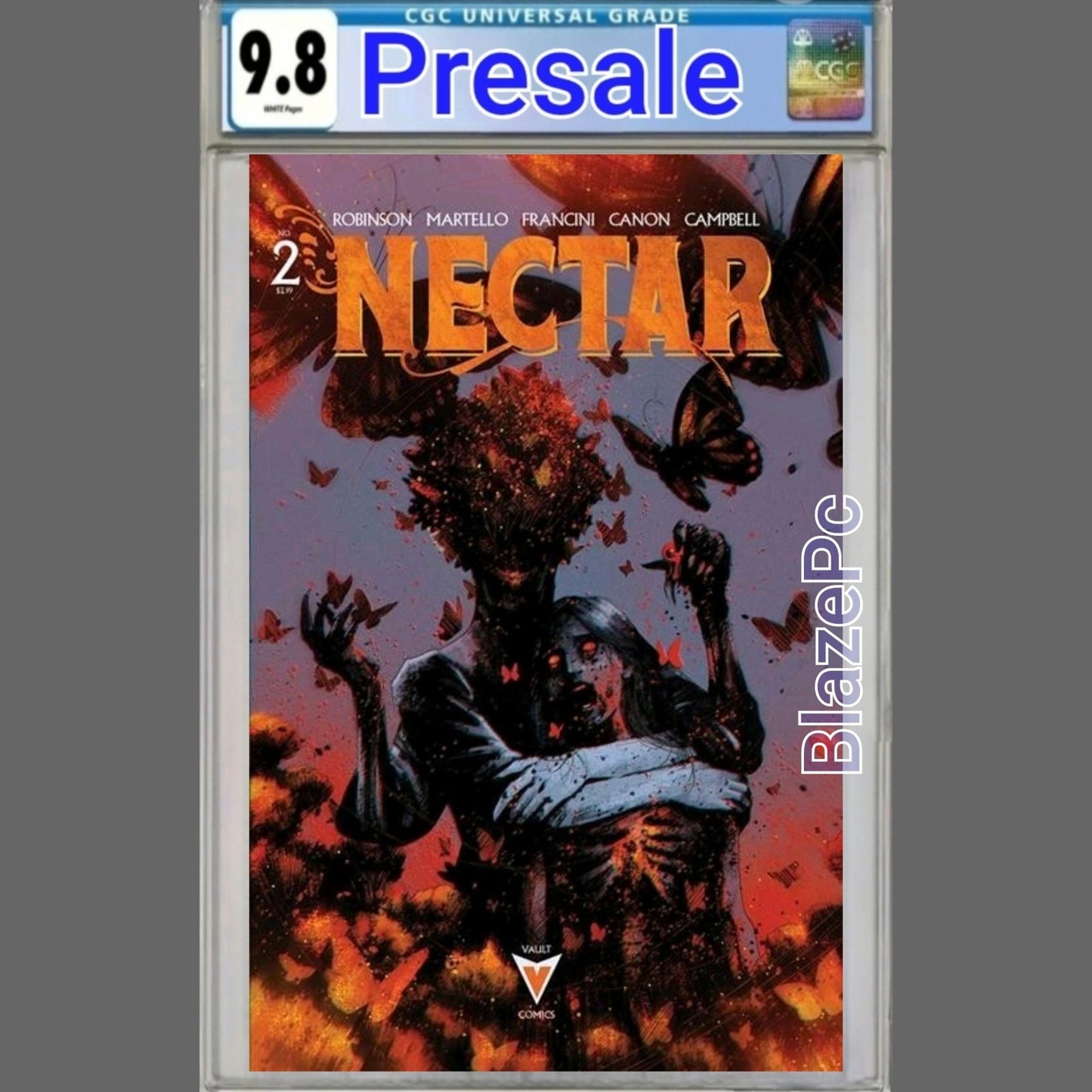 Nectar #2 CGC 9.8 1:20 Mann House Variant Vault Comics 2026 PRESALE