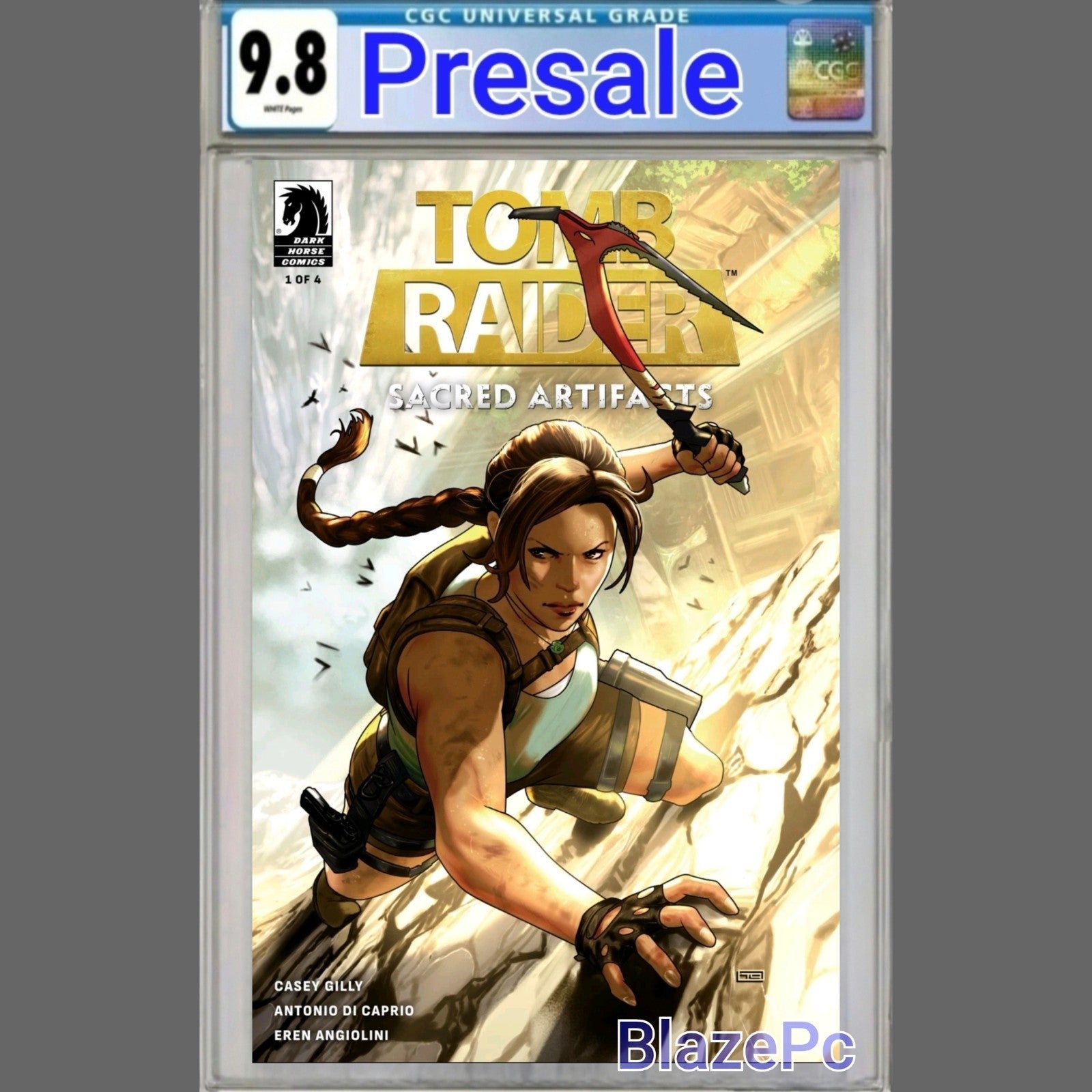 Tomb Raider Sacred Artifacts #1 CGC 9.8 Cover A Taurin Clarke 1st Print PRESALE