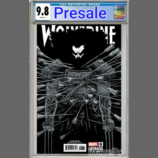 Wolverine #8 CGC 9.8 2nd Print Daniel Warren Johnson Variant Marvel 2025 PRESALE