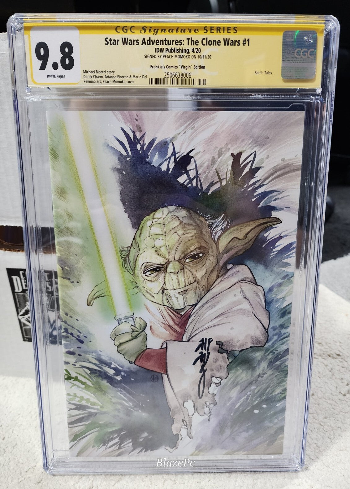 Star Wars Adventures Clone Wars #1 CGC SS 9.8 Momoko Virgin Variant Signed 2020