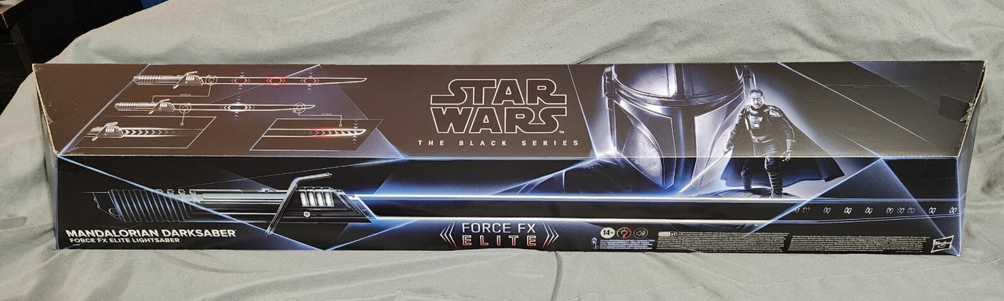 Star Wars Black Series Mandalorian Darksaber Force Fx Elite Lightsaber New 1st