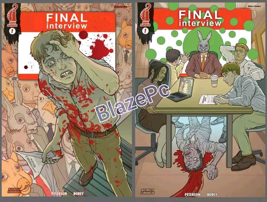 Final Interview #1 Cover A B Variant Set Options Scout Comics 2024 NM
