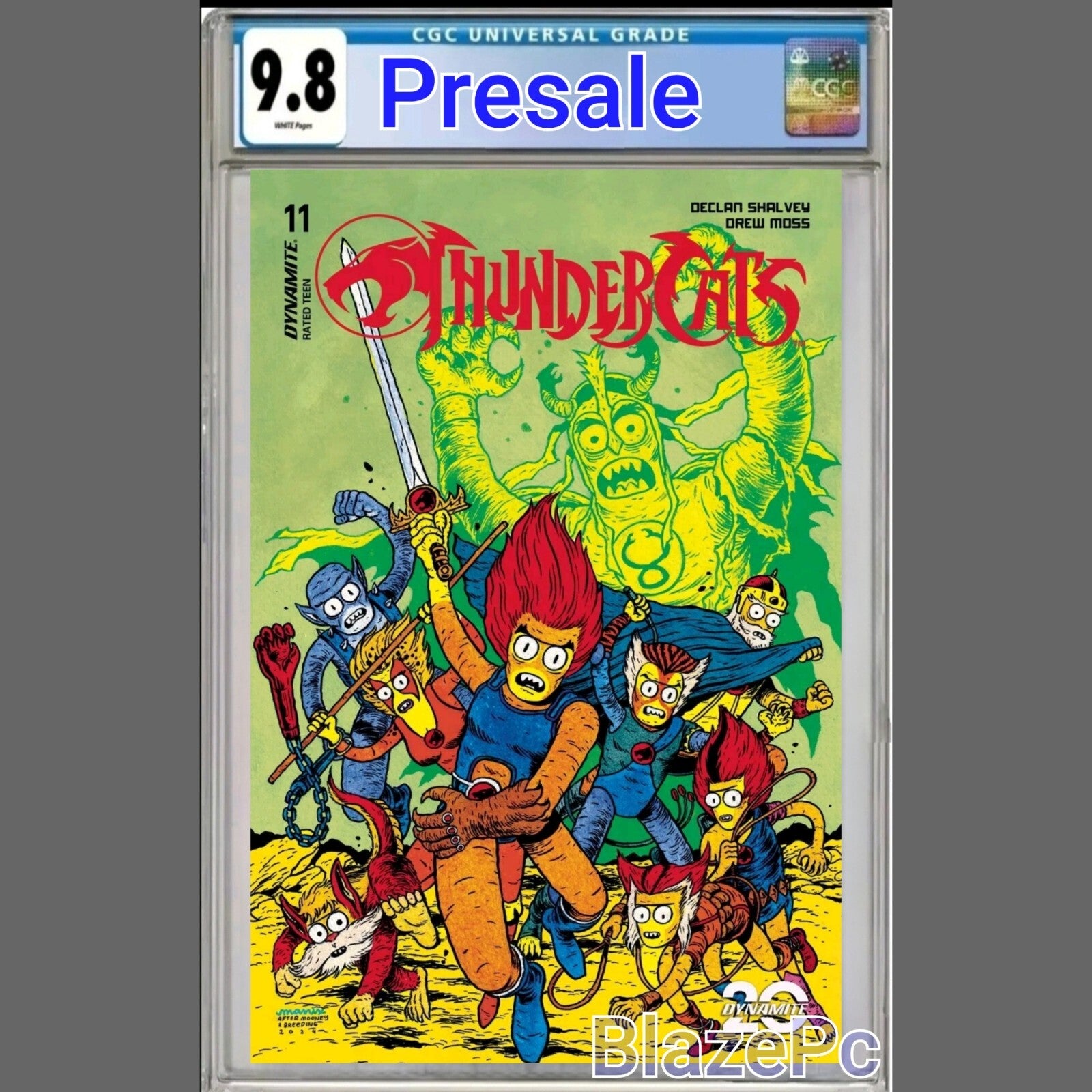 Thundercats Apex #1 CGC 9.8 Manix Cover E Variant Dynamite 2024 PRESALE
