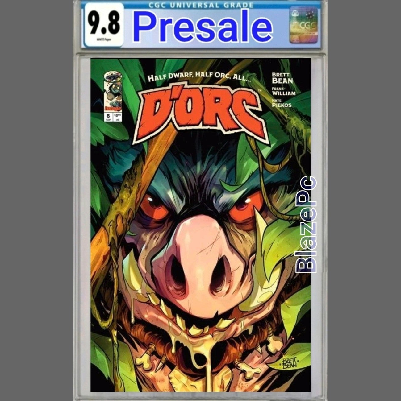 Dorc #8 CGC 9.8 Brett Bean Cover A 1st Print Image Comics 2026 PRESALE