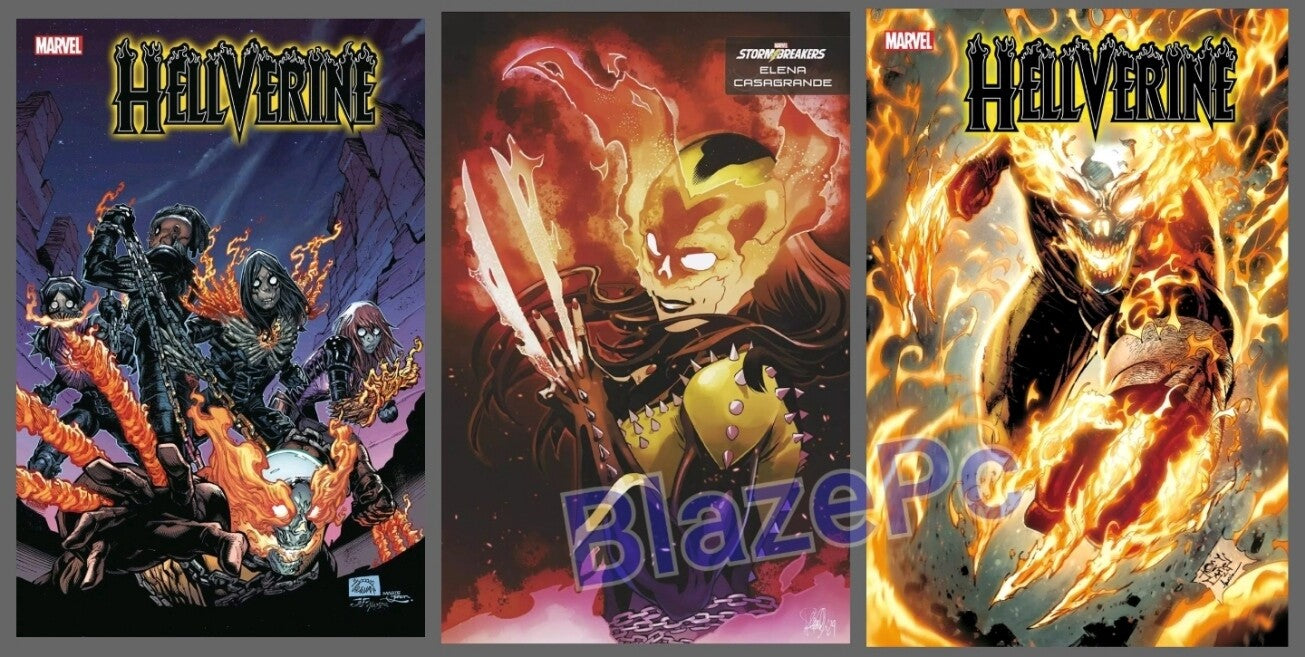 Hellverine #2 Cover A B C Variant Set or 1:25 Options Percy Marvel 2024 NM