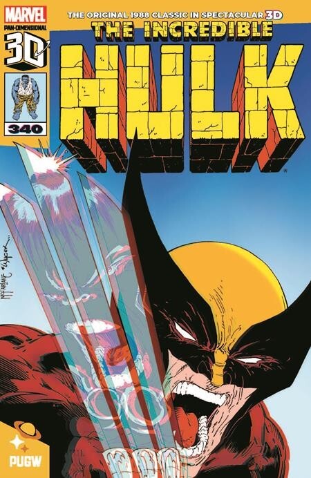 Incredible Hulk #340 3D Edition Variant Pan Universal Galactic NM