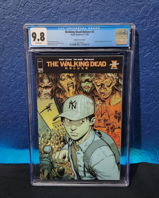 Walking Dead Deluxe #2 CGC 9.8 Cover E Adams Variant NY Yankees Image 2020