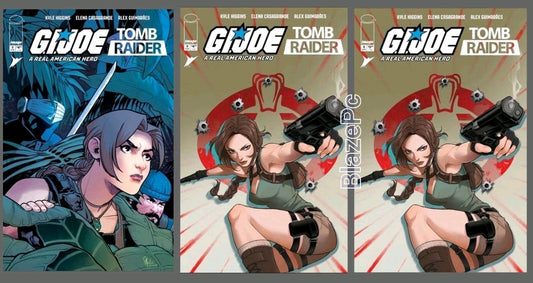 GI Joe Real American Hero Tomb Raider #2 A B C Variant Set Option Presale 11/4