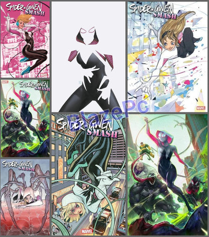 Spider-Gwen Smash #1 Cover A B C D E FOIL Variant Set or 1:25 1:100 Options NM