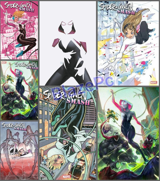Spider-Gwen Smash #1 Cover A B C D E FOIL Variant Set or 1:25 1:100 Options NM