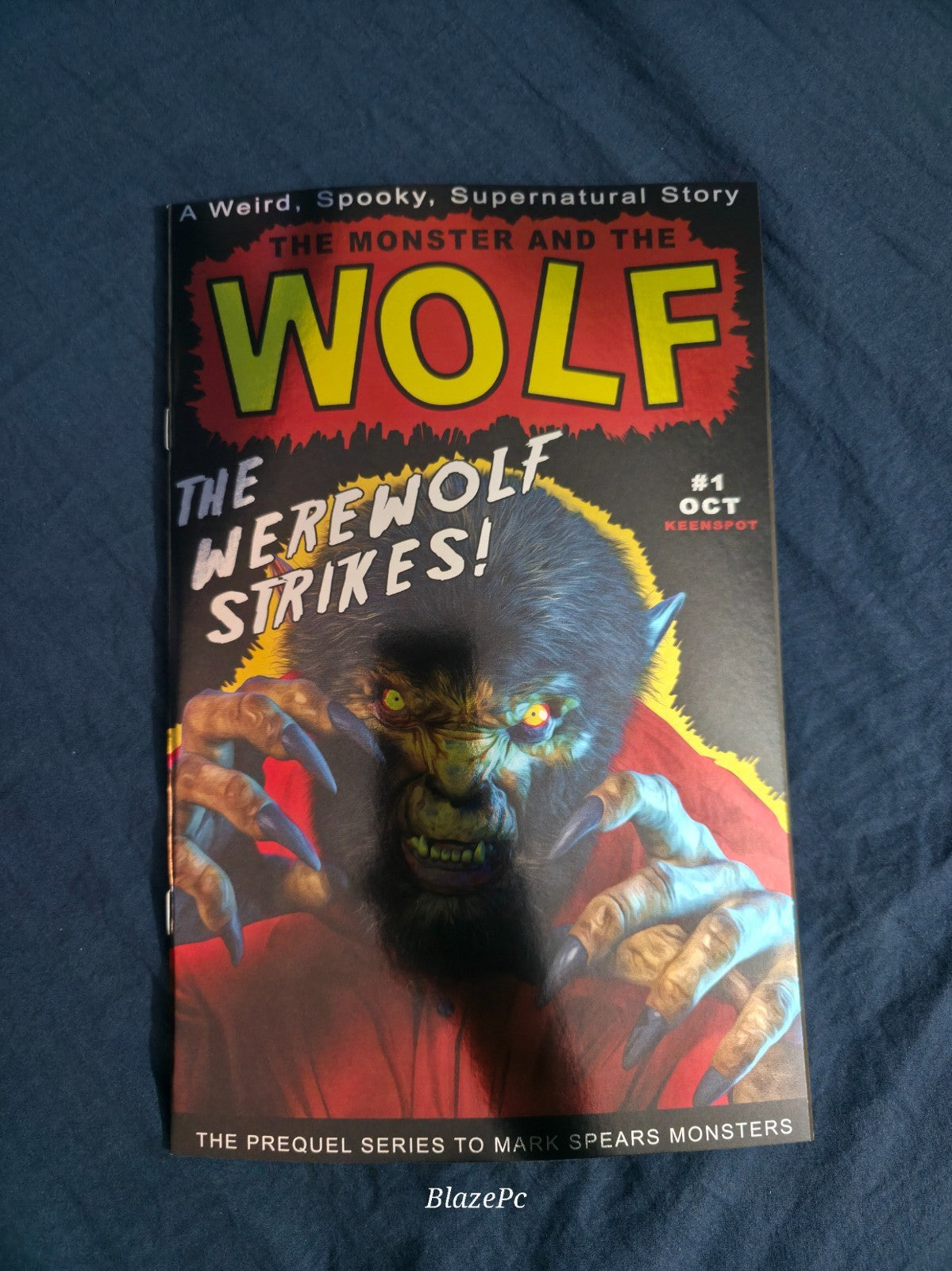 Mark Spears Monsters The Monster & The Wolf #1 1:420 Ratio A43 Foil Variant NM