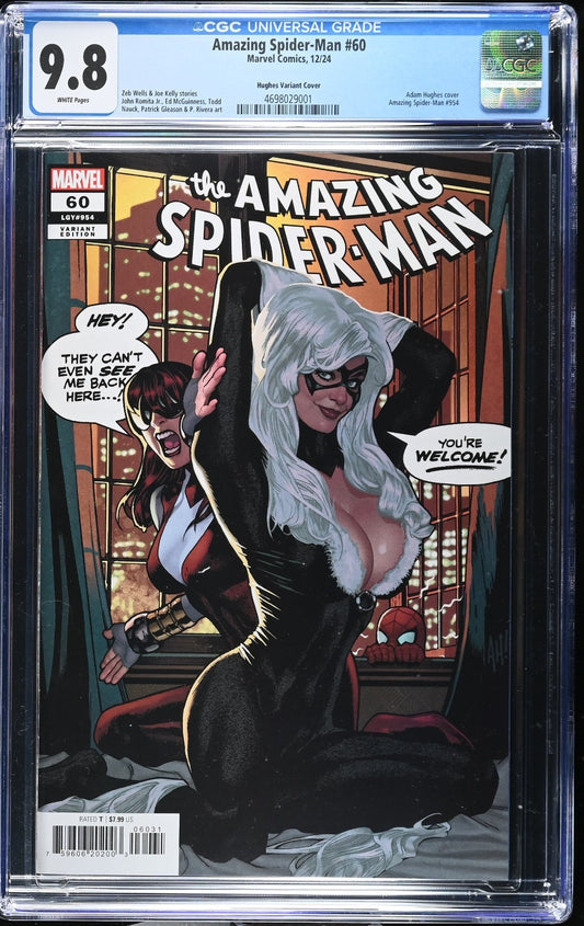 Amazing Spider-Man #60 CGC 9.8 Adam Hughes Variant Zeb Wells Marvel 2024